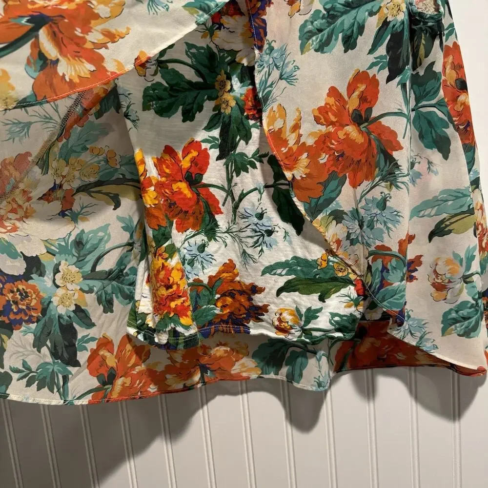 Anthropologie Meadow Rue Floral Sleeveless Top Size Small